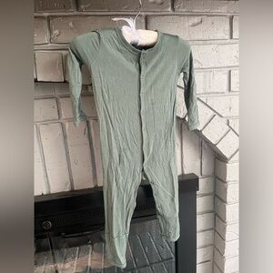 Kyte BABY Matcha Long Sleeve Romper
